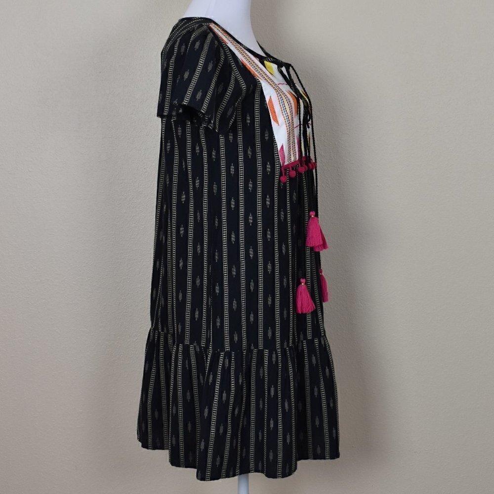 THML Embroidered Jacquard Boho Dress NEW Small - Picture 5 of 8